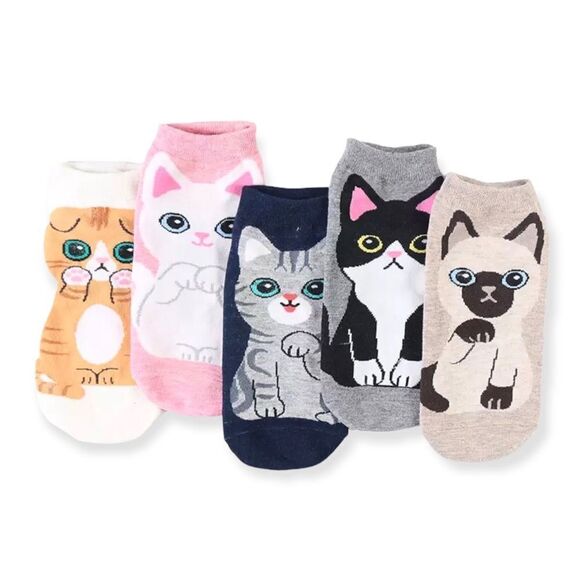 🆕Tan Cat Socks - Picture 3 of 4